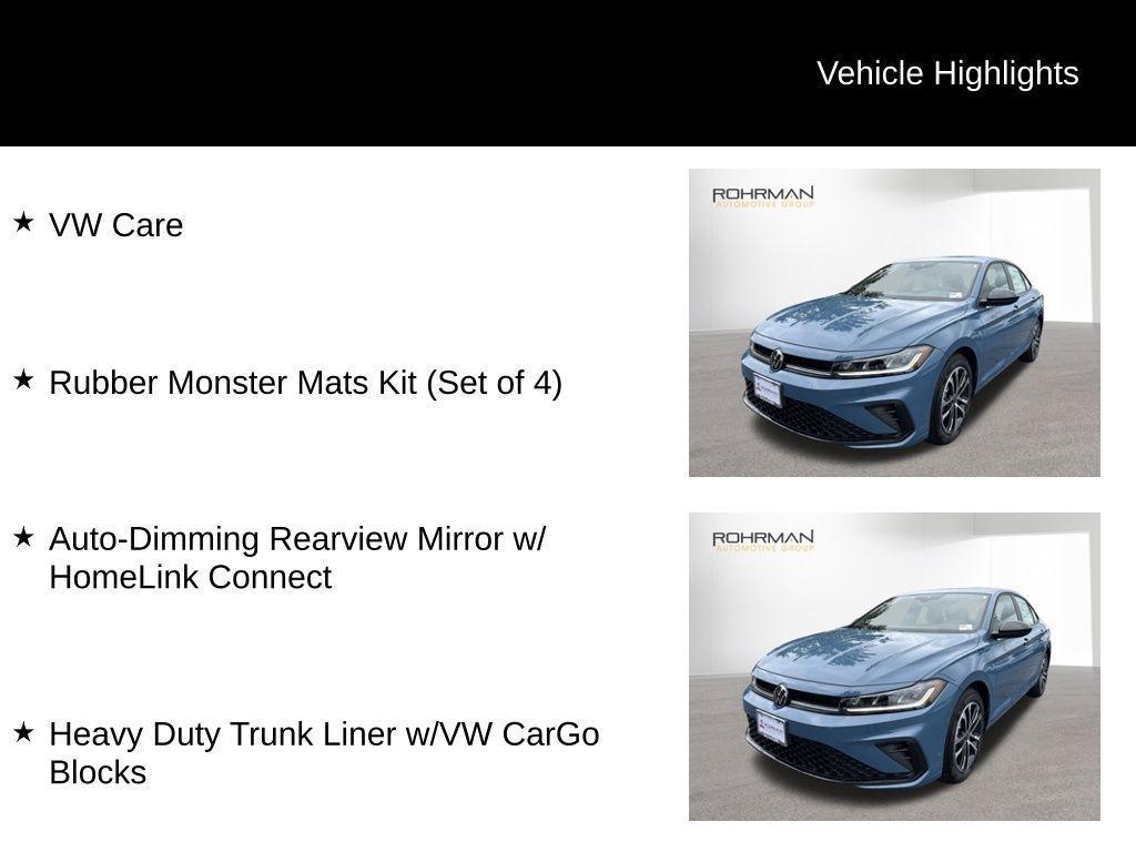 new 2025 Volkswagen Jetta car, priced at $25,024