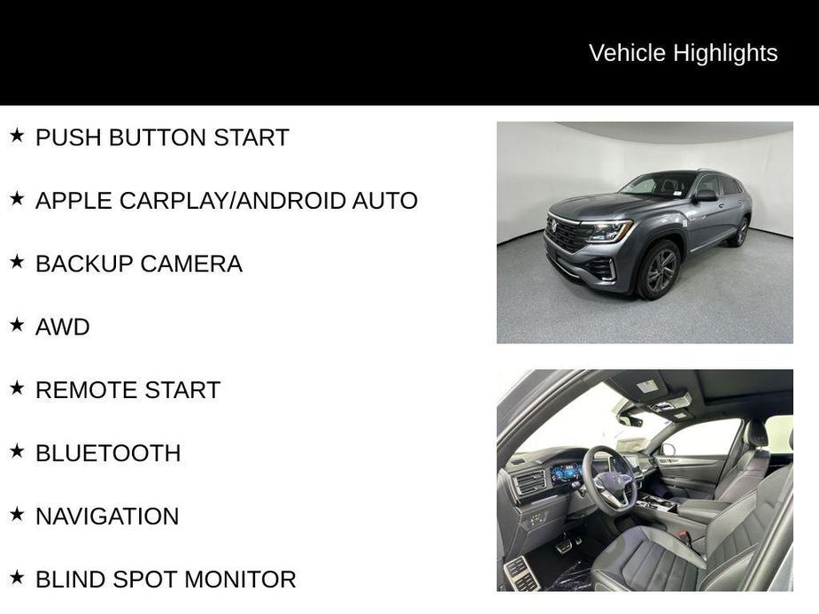 new 2024 Volkswagen Atlas Cross Sport car, priced at $40,299