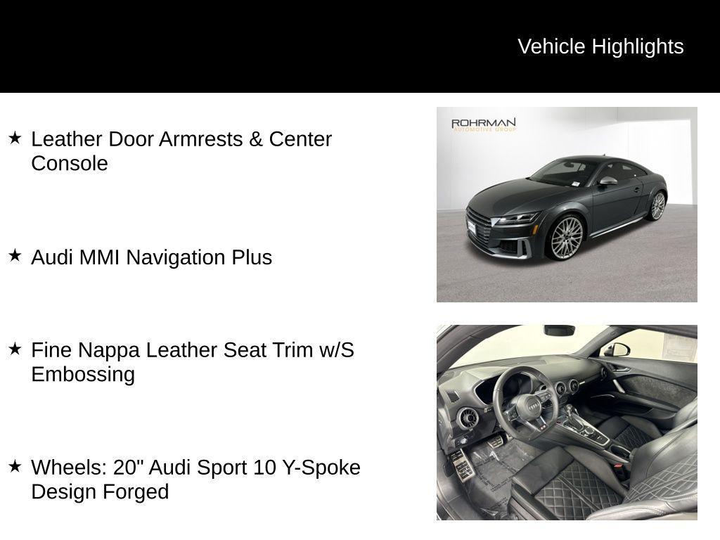 used 2019 Audi TTS car, priced at $41,998