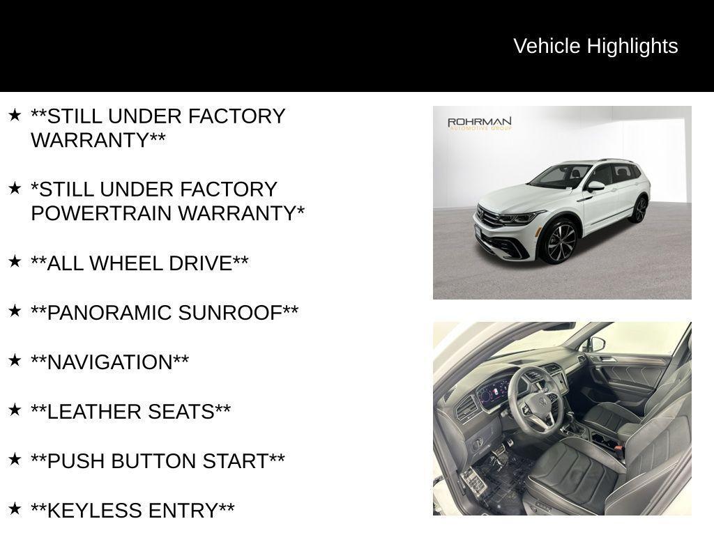 used 2024 Volkswagen Tiguan car, priced at $33,110