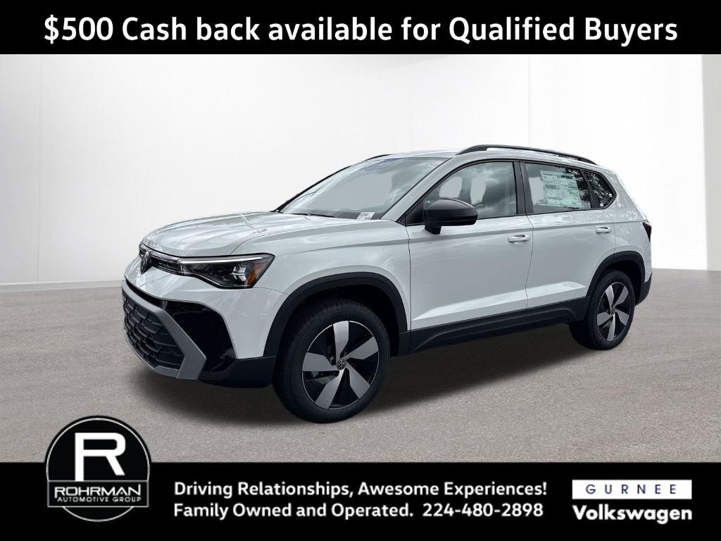 new 2025 Volkswagen Taos car, priced at $27,790