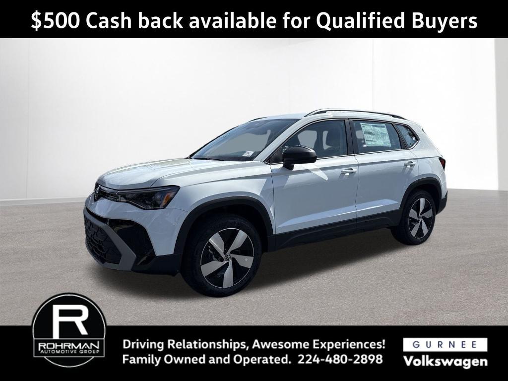 new 2025 Volkswagen Taos car, priced at $28,669