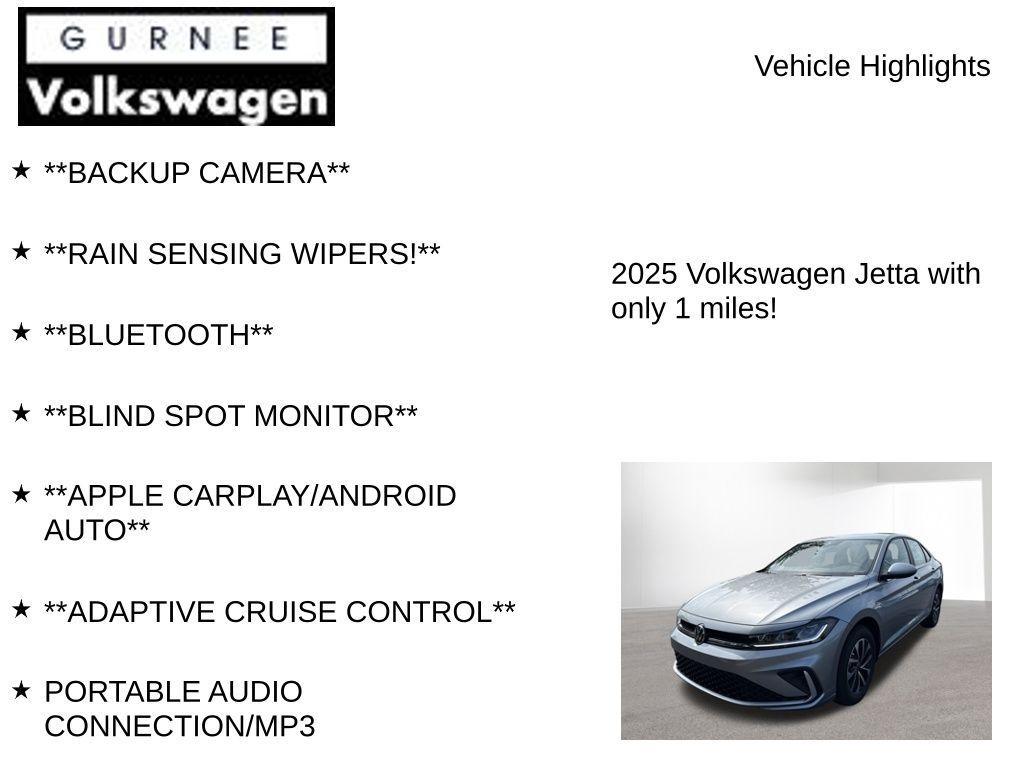 new 2025 Volkswagen Jetta car, priced at $20,973