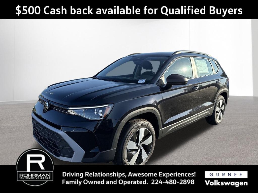 new 2025 Volkswagen Taos car, priced at $28,170