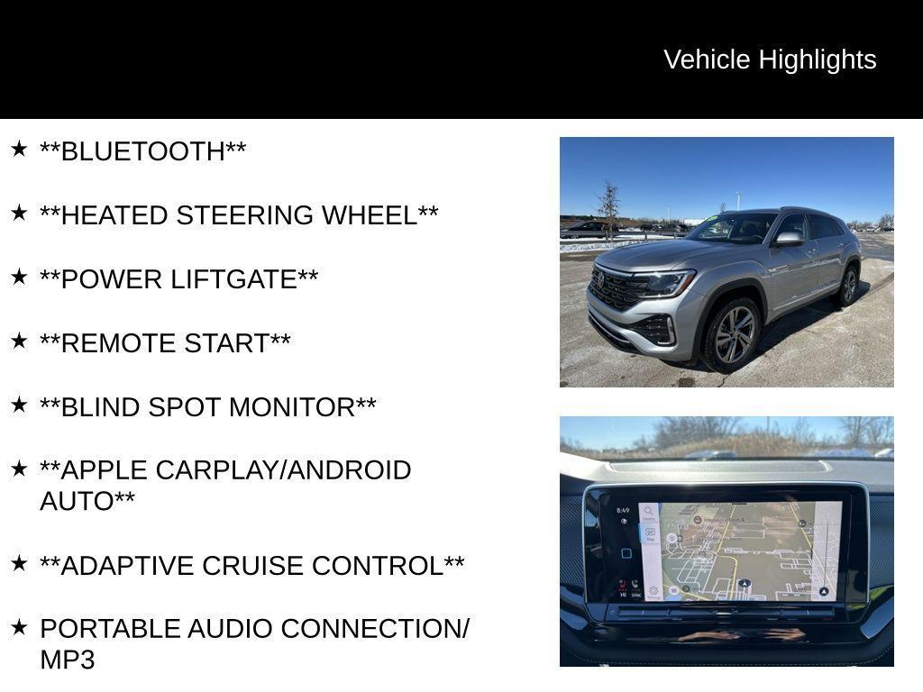 new 2024 Volkswagen Atlas Cross Sport car, priced at $44,299