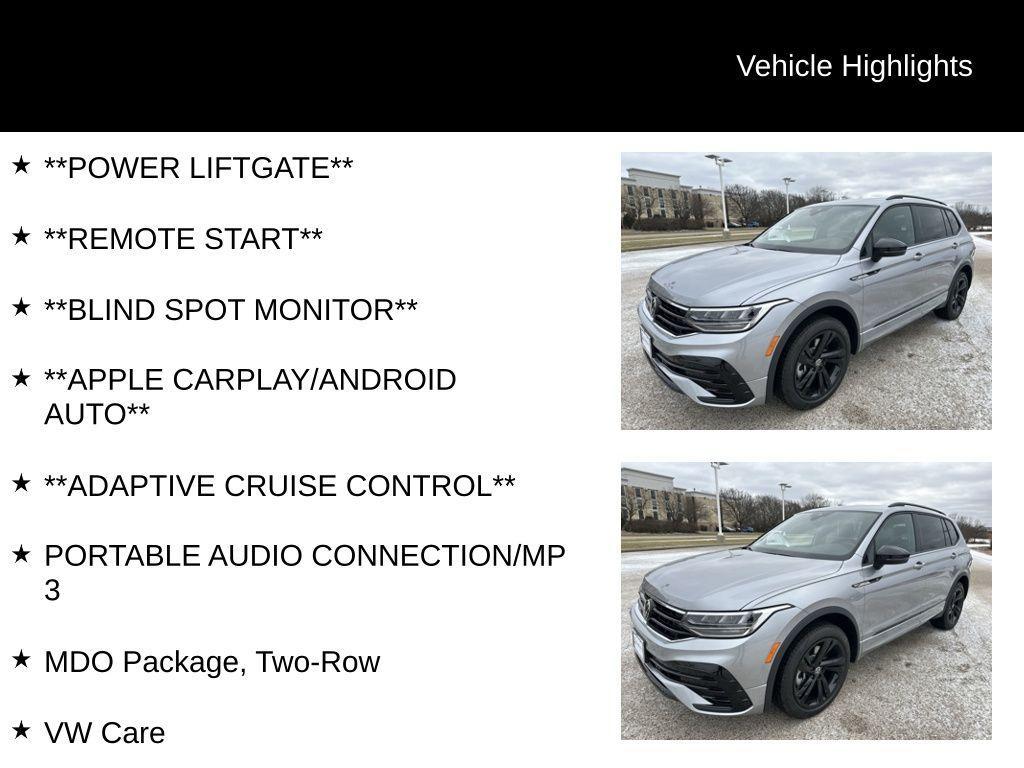 new 2024 Volkswagen Tiguan car, priced at $29,995