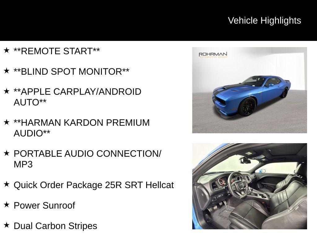 used 2016 Dodge Challenger car, priced at $48,871