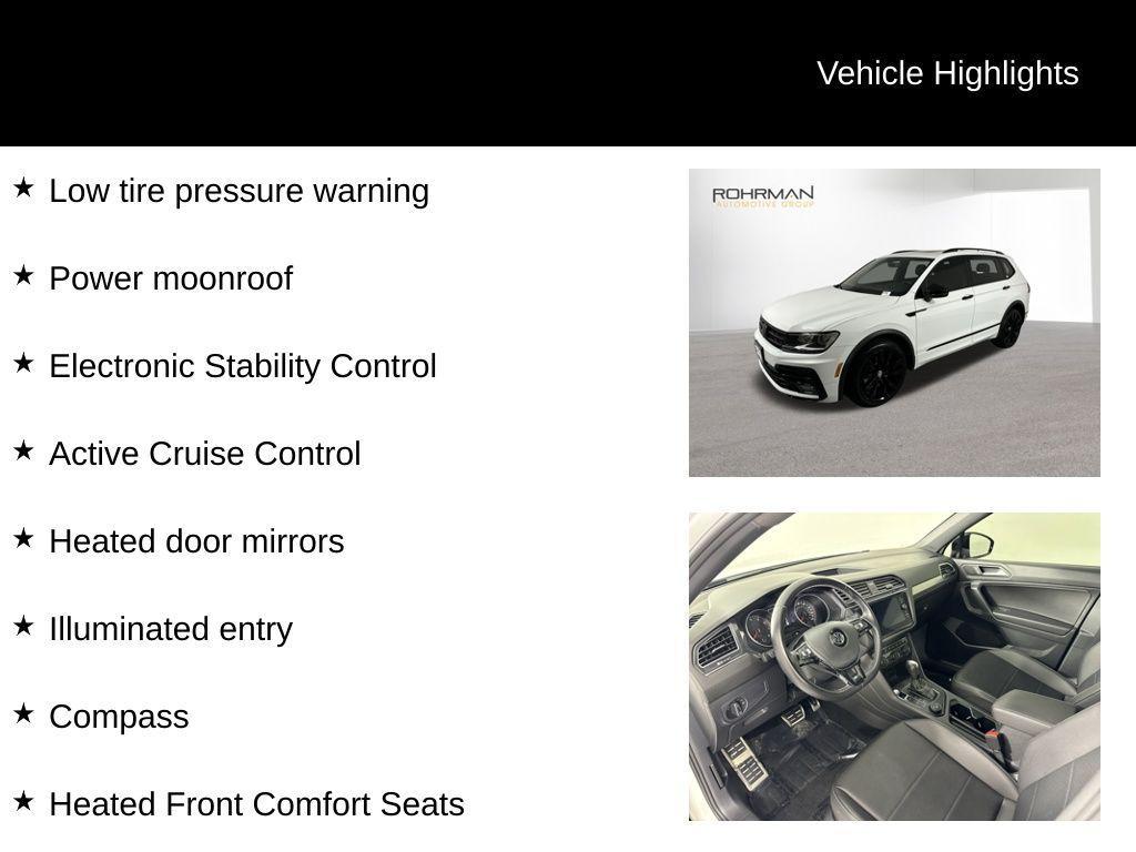 used 2021 Volkswagen Tiguan car, priced at $20,996