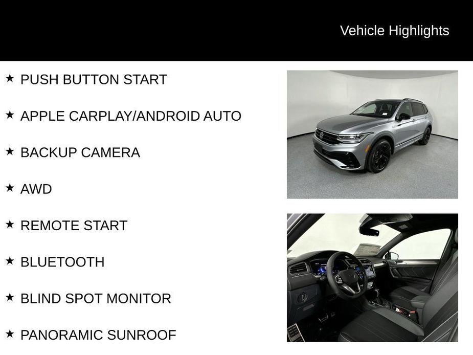 new 2024 Volkswagen Tiguan car, priced at $28,900