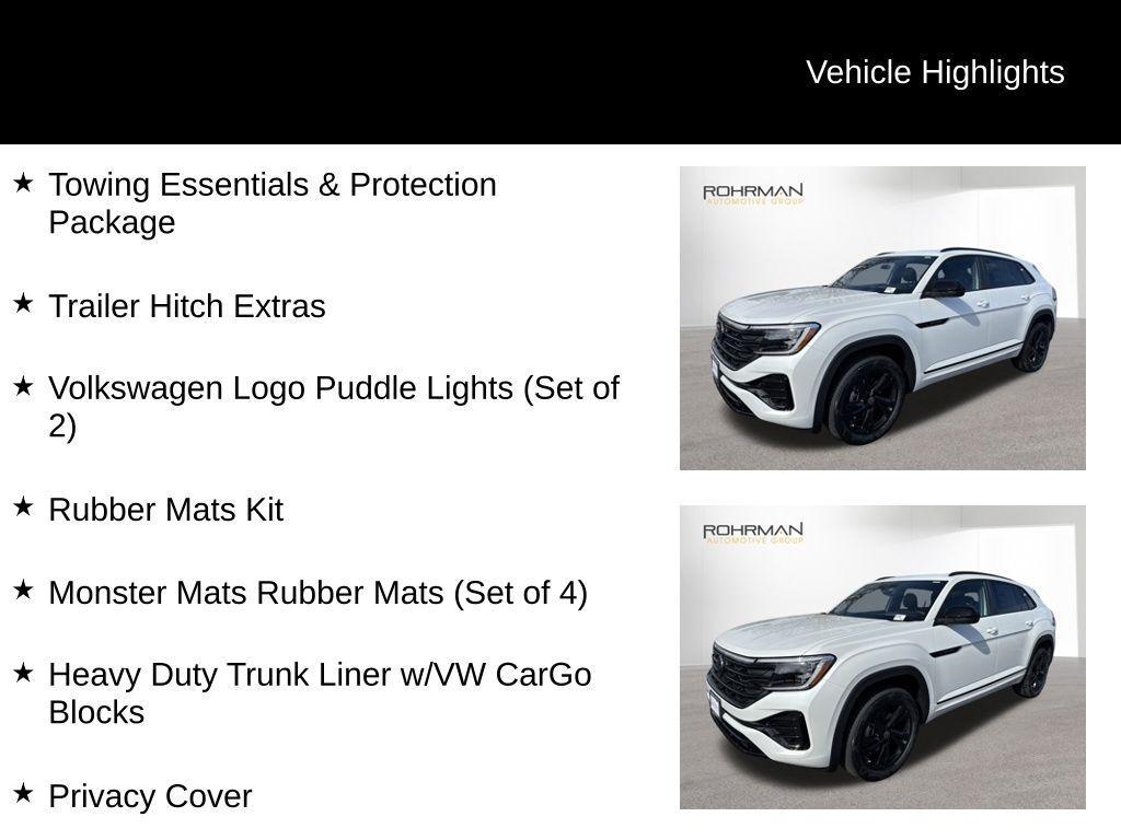 new 2025 Volkswagen Atlas Cross Sport car, priced at $49,840