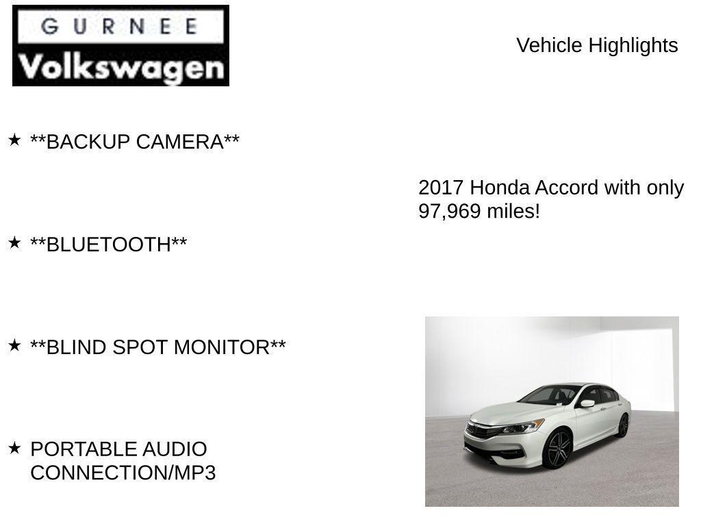 used 2017 Honda Accord car, priced at $14,854