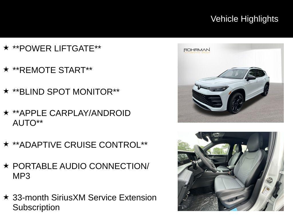 new 2025 Volkswagen Tiguan car