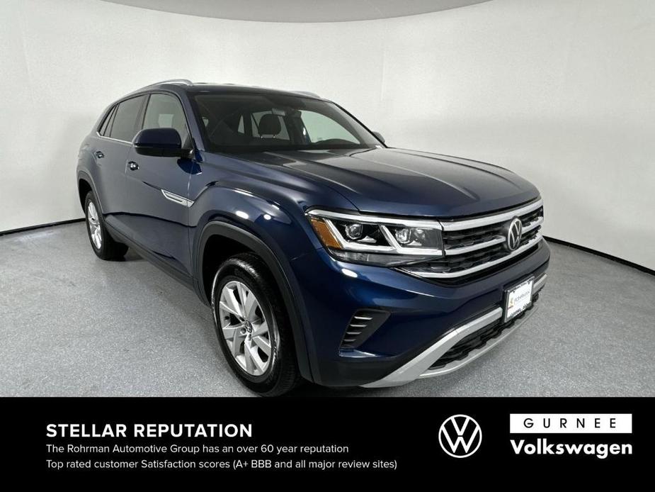 used 2021 Volkswagen Atlas Cross Sport car, priced at $19,995