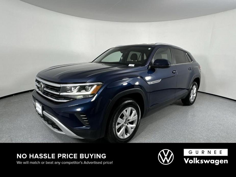 used 2021 Volkswagen Atlas Cross Sport car, priced at $19,995