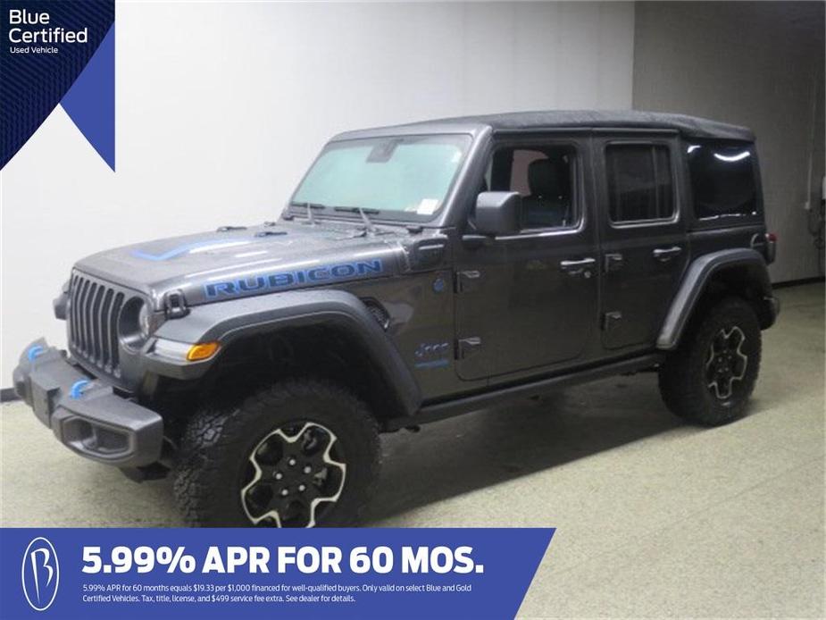 used 2022 Jeep Wrangler Unlimited 4xe car, priced at $38,995