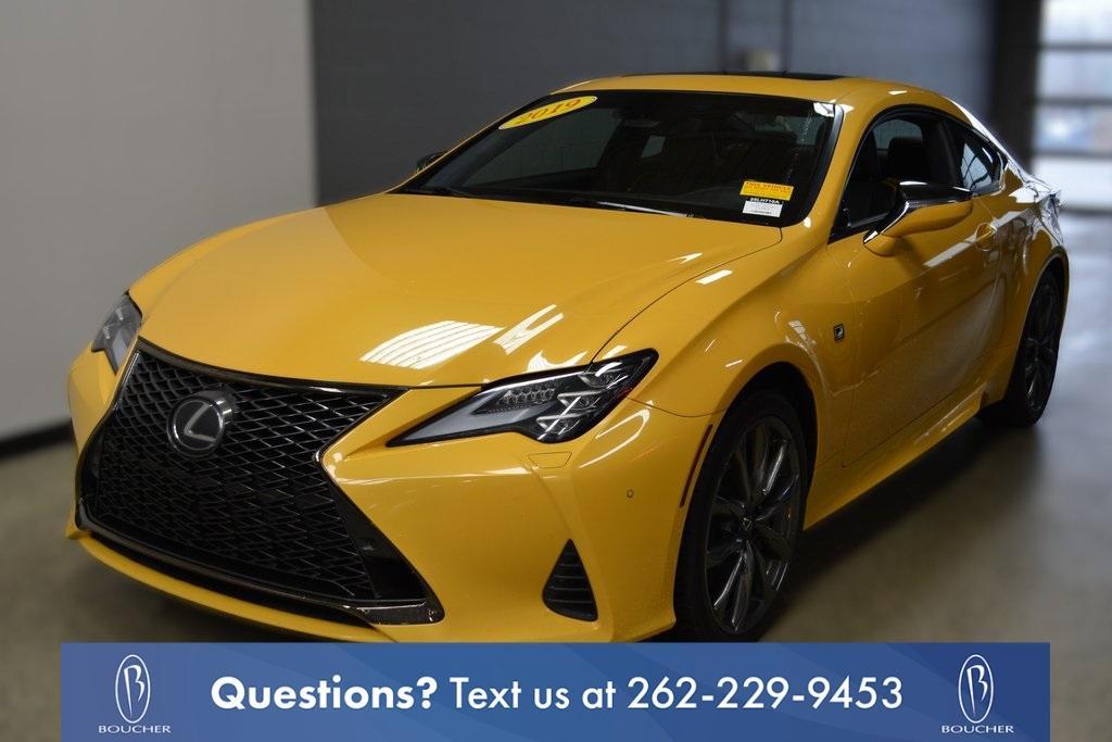 used 2019 Lexus RC 350 car, priced at $27,995