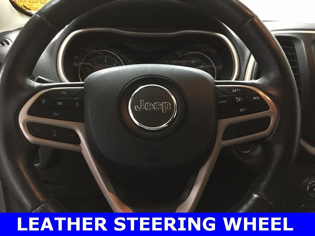 used 2017 Jeep Cherokee car, priced at $16,615