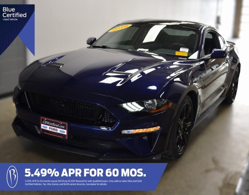 used 2019 Ford Mustang car, priced at $36,595