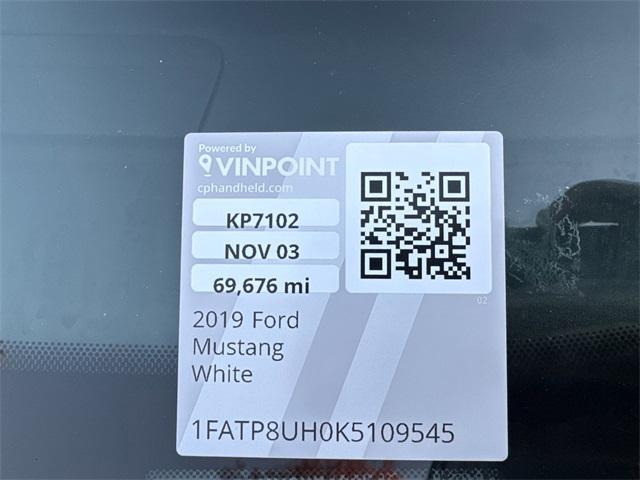 used 2019 Ford Mustang car, priced at $19,991