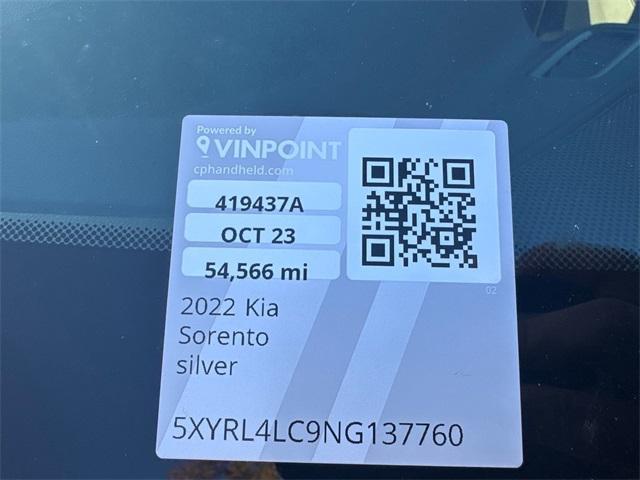 used 2022 Kia Sorento car, priced at $24,491