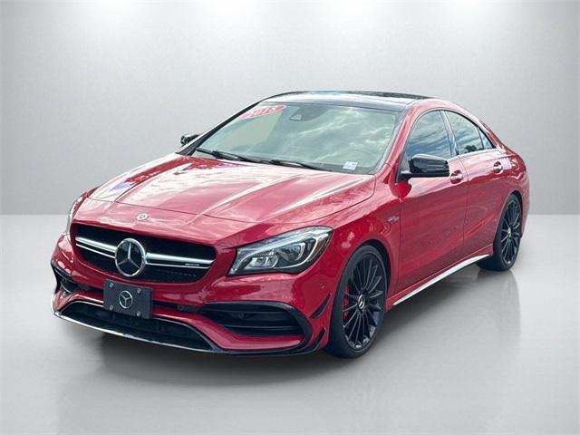 used 2018 Mercedes-Benz AMG CLA 45 car, priced at $26,991