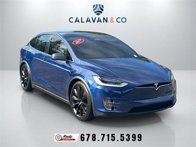 used 2017 Tesla Model X car, priced at $24,991
