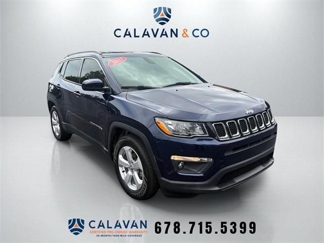 used 2021 Jeep Compass car, priced at $19,991