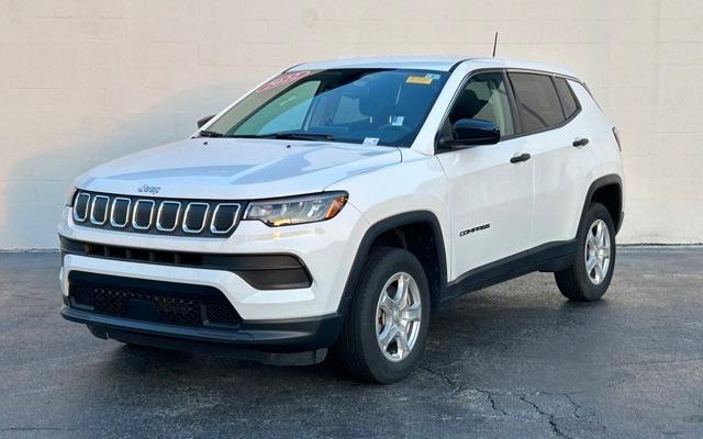 used 2022 Jeep Compass car, priced at $21,991