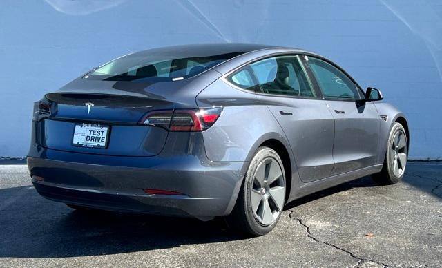 used 2021 Tesla Model 3 car, priced at $27,000