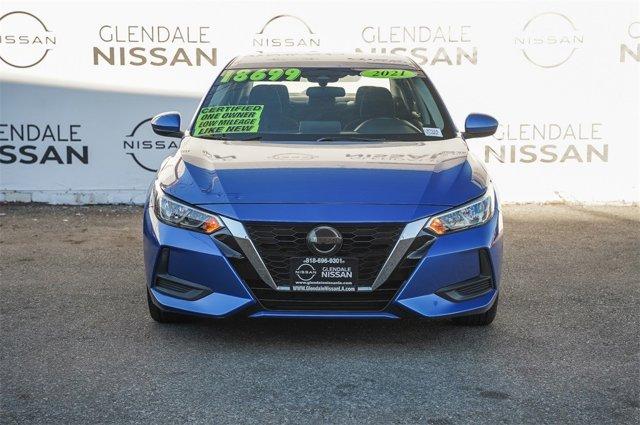 used 2021 Nissan Sentra car, priced at $18,522