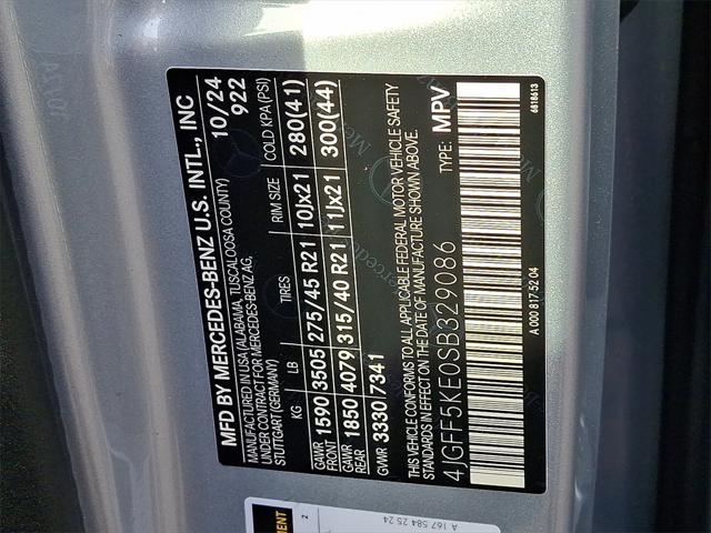 new 2025 Mercedes-Benz GLS 450 car, priced at $95,365