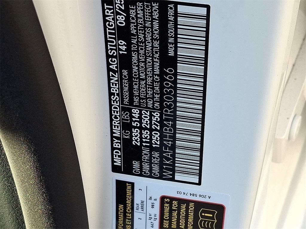 new 2026 Mercedes-Benz C-Class car, priced at $56,600