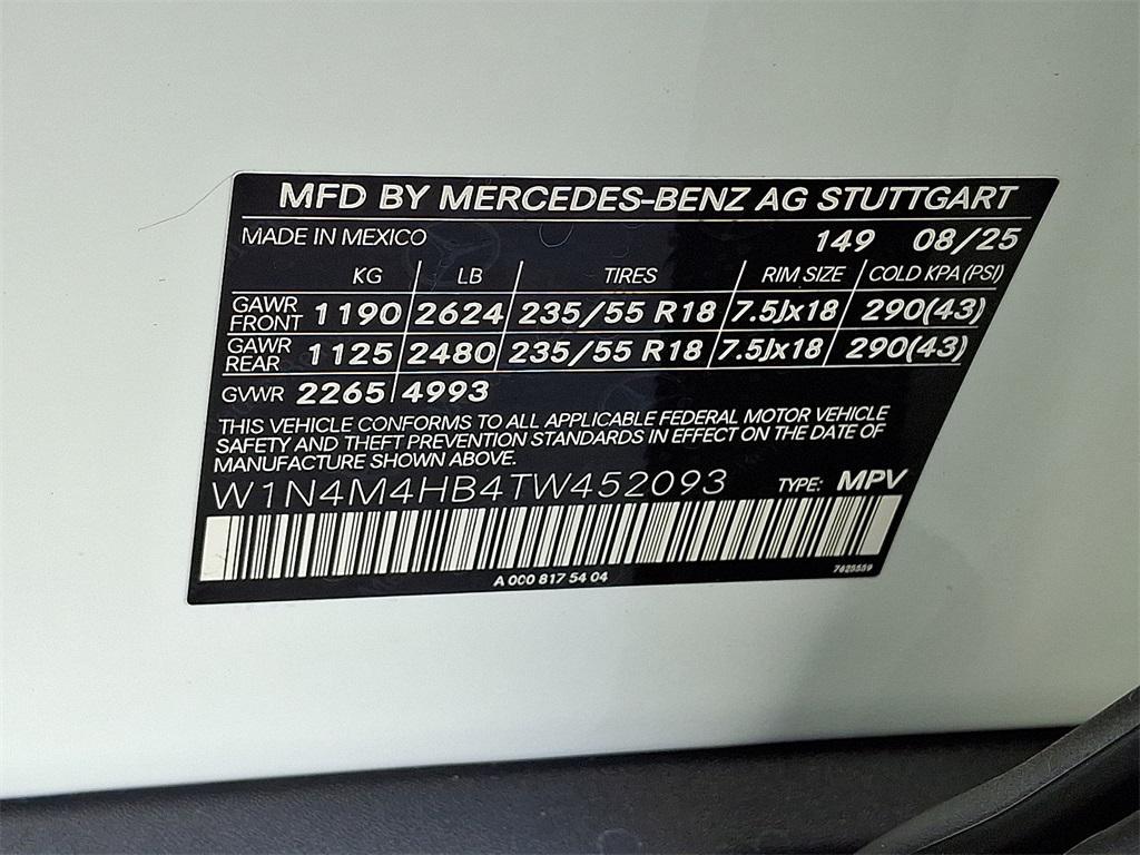 new 2026 Mercedes-Benz GLB 250 car, priced at $55,090