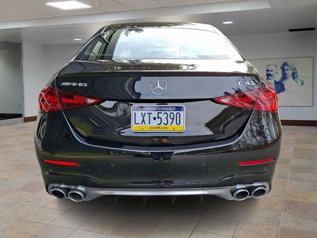 used 2024 Mercedes-Benz AMG C 43 car, priced at $63,981