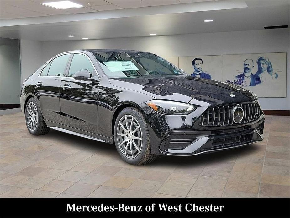 new 2024 Mercedes-Benz AMG C 43 car, priced at $72,475