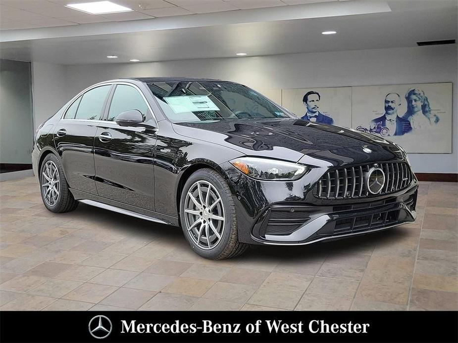 new 2024 Mercedes-Benz AMG C 43 car, priced at $72,475