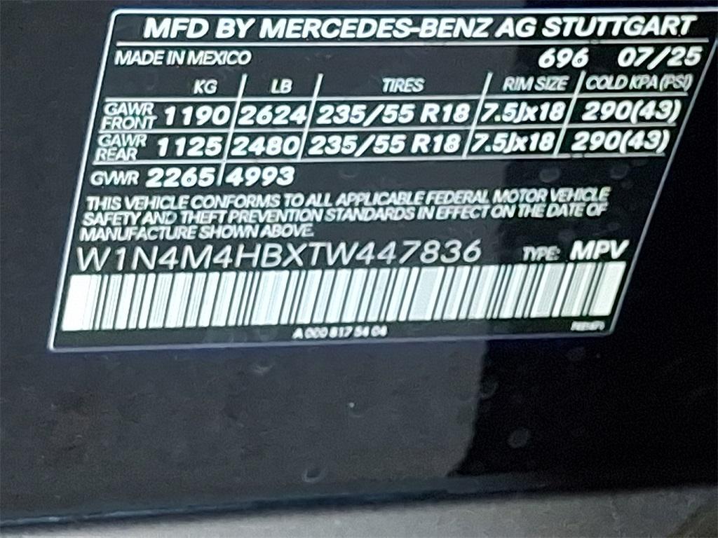 new 2026 Mercedes-Benz GLB 250 car, priced at $49,705