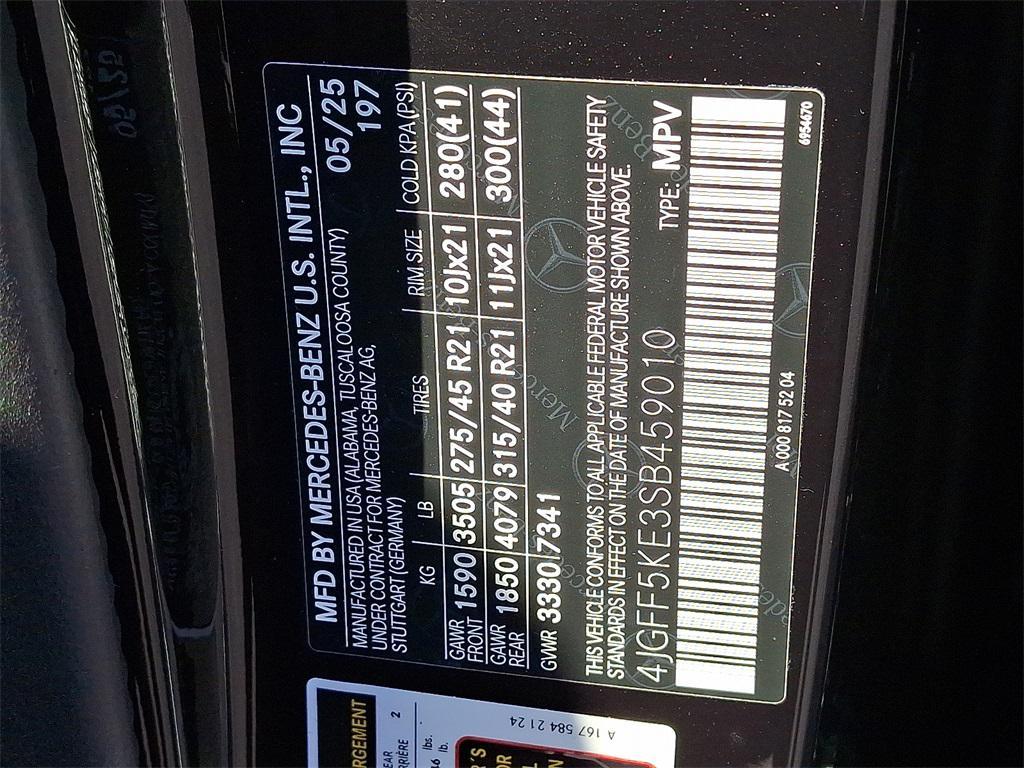 new 2025 Mercedes-Benz GLS 450 car, priced at $96,470