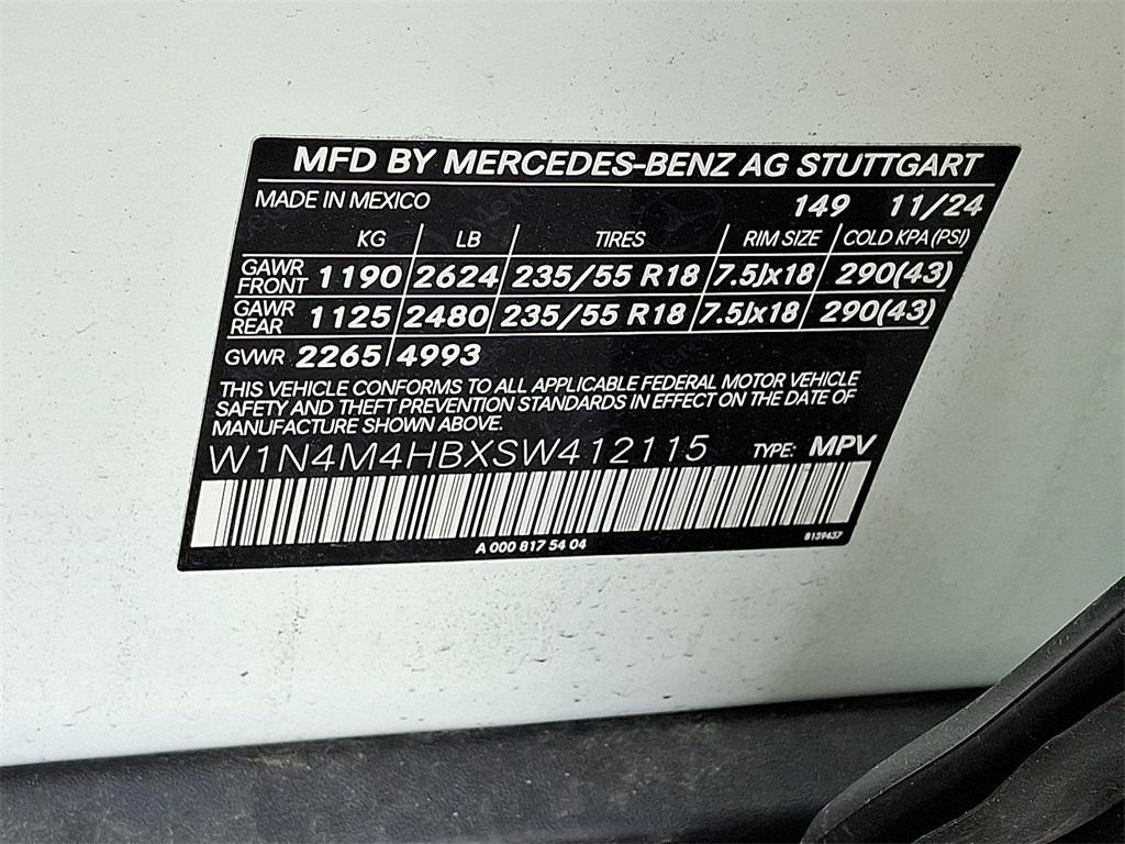 new 2025 Mercedes-Benz GLB 250 car, priced at $46,550