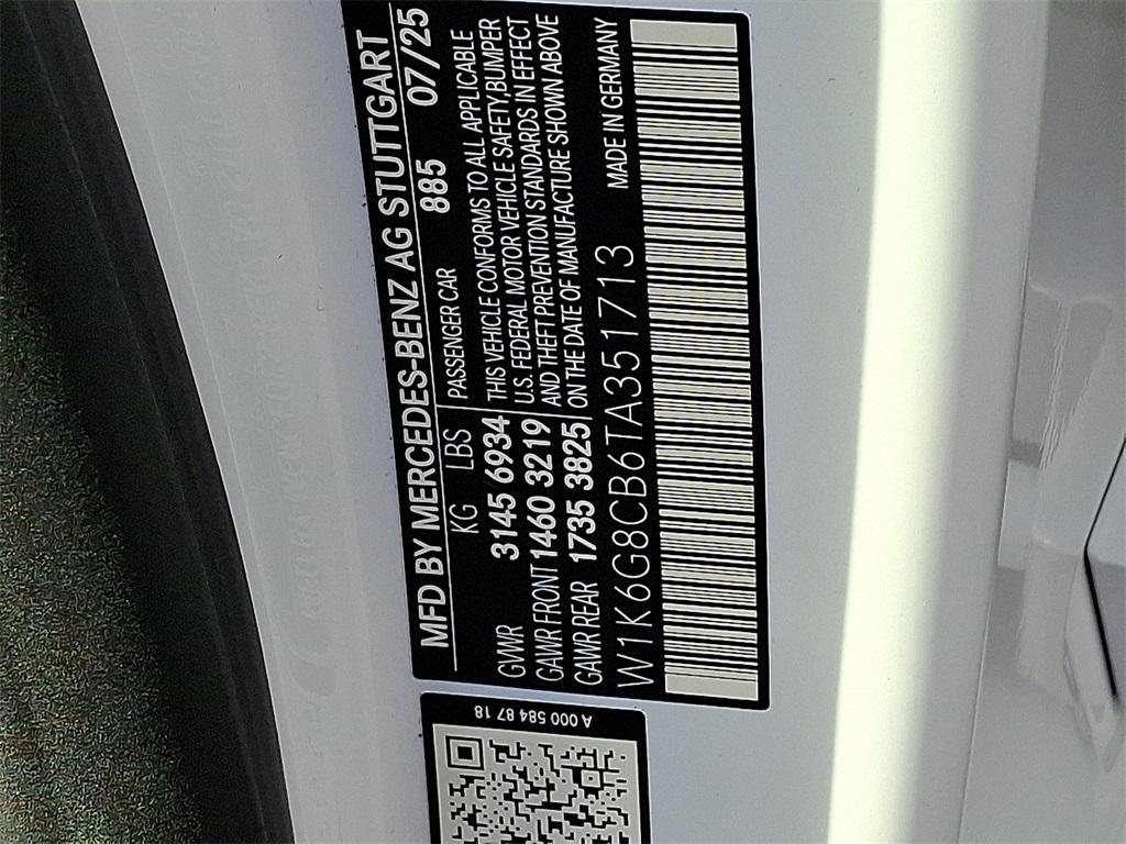 new 2026 Mercedes-Benz AMG S 63 E car, priced at $201,545