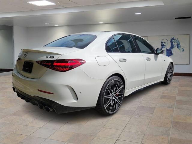 new 2024 Mercedes-Benz AMG C 43 car, priced at $74,450