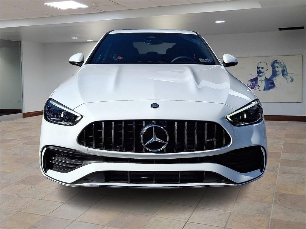 new 2025 Mercedes-Benz AMG C 43 car, priced at $67,300
