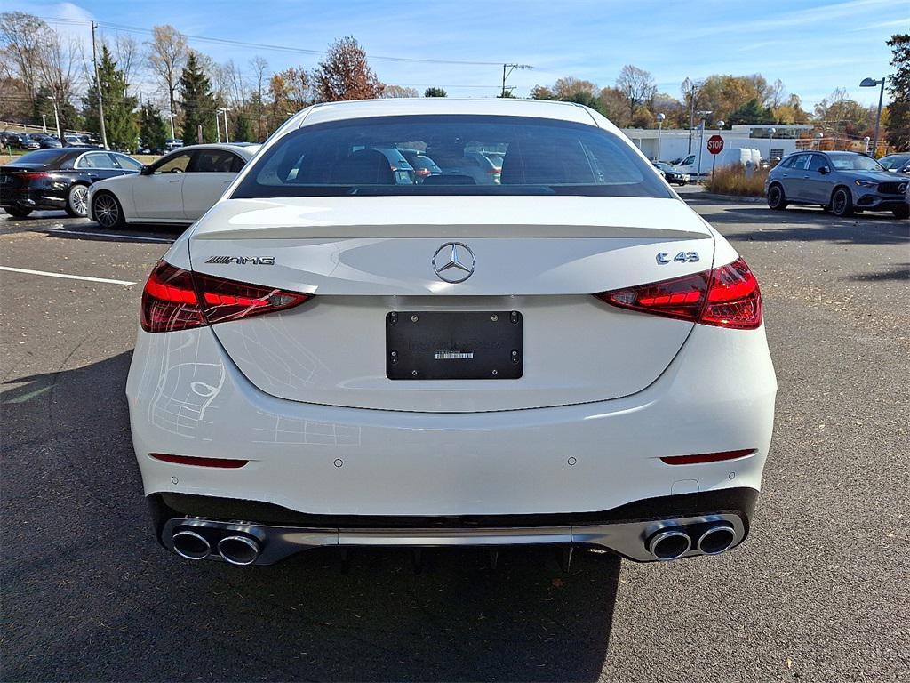 new 2025 Mercedes-Benz AMG C 43 car, priced at $67,300