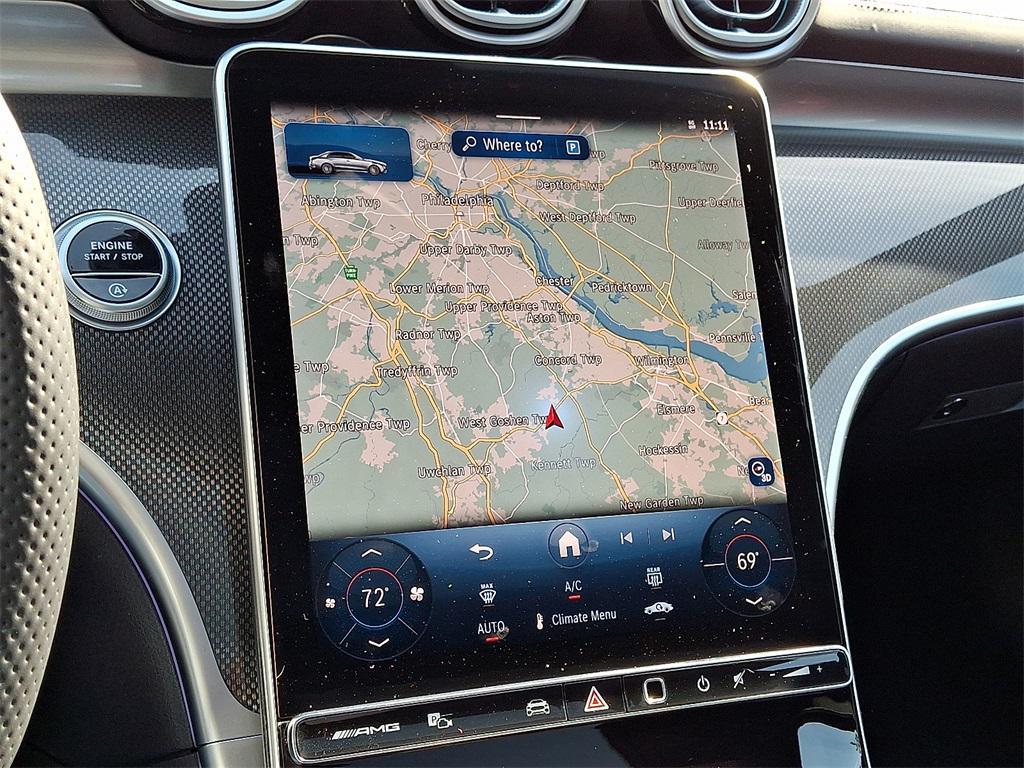 new 2025 Mercedes-Benz AMG C 43 car, priced at $67,300