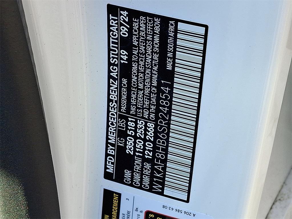 new 2025 Mercedes-Benz AMG C 43 car, priced at $67,300