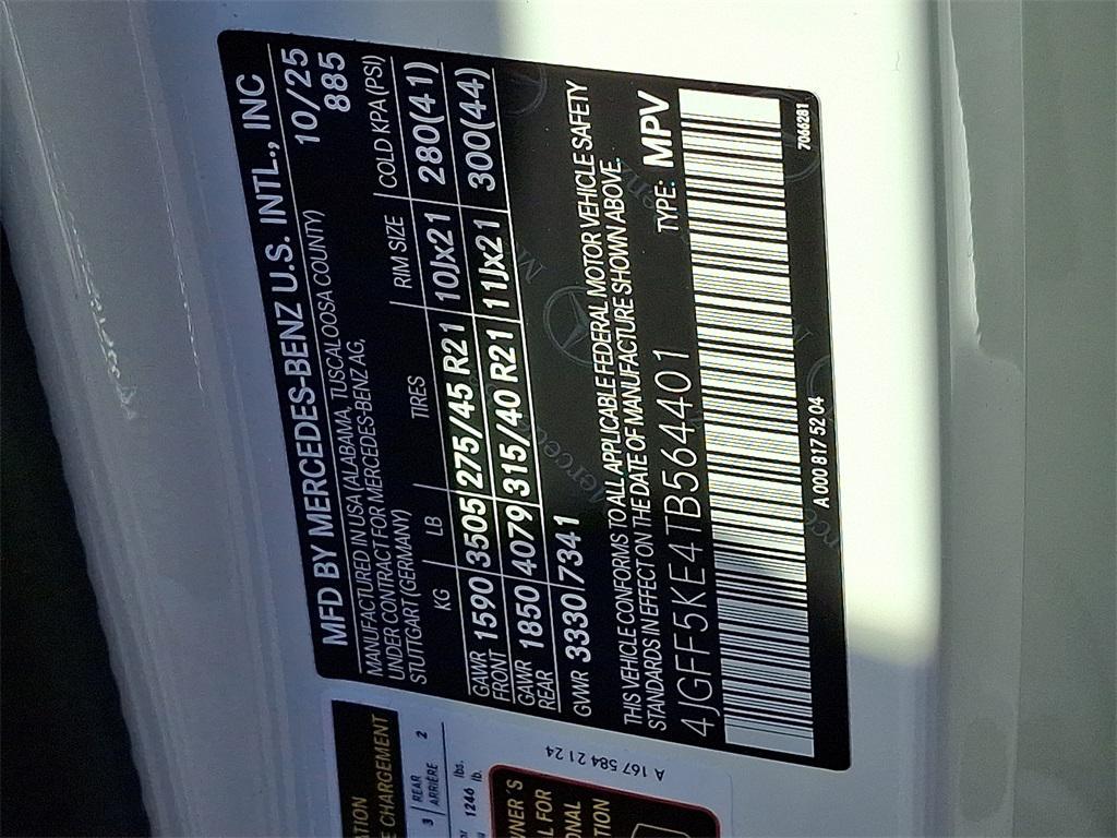 new 2026 Mercedes-Benz GLS 450 car, priced at $104,115