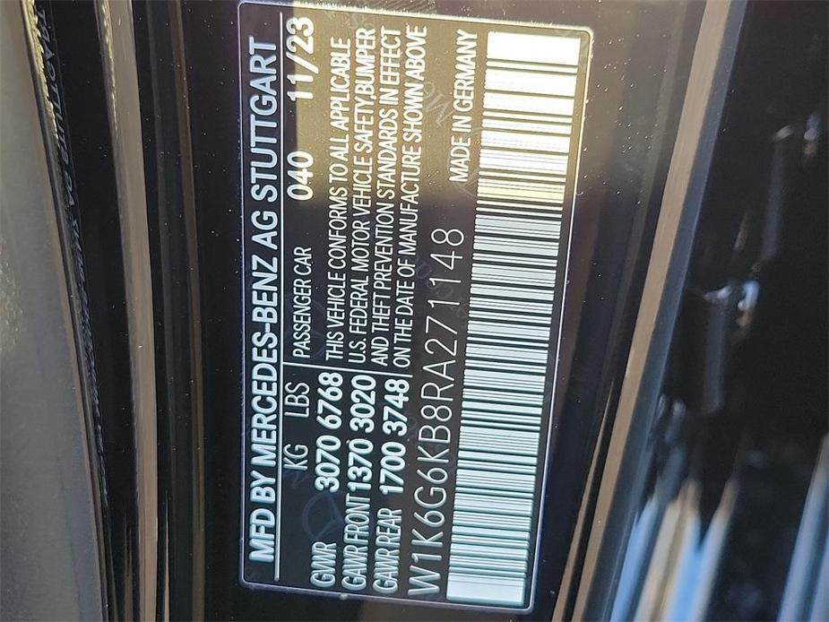new 2024 Mercedes-Benz S-Class car, priced at $138,375