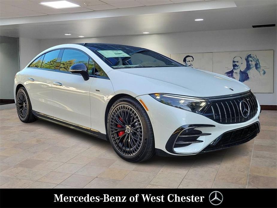 new 2023 Mercedes-Benz AMG EQS car, priced at $154,290