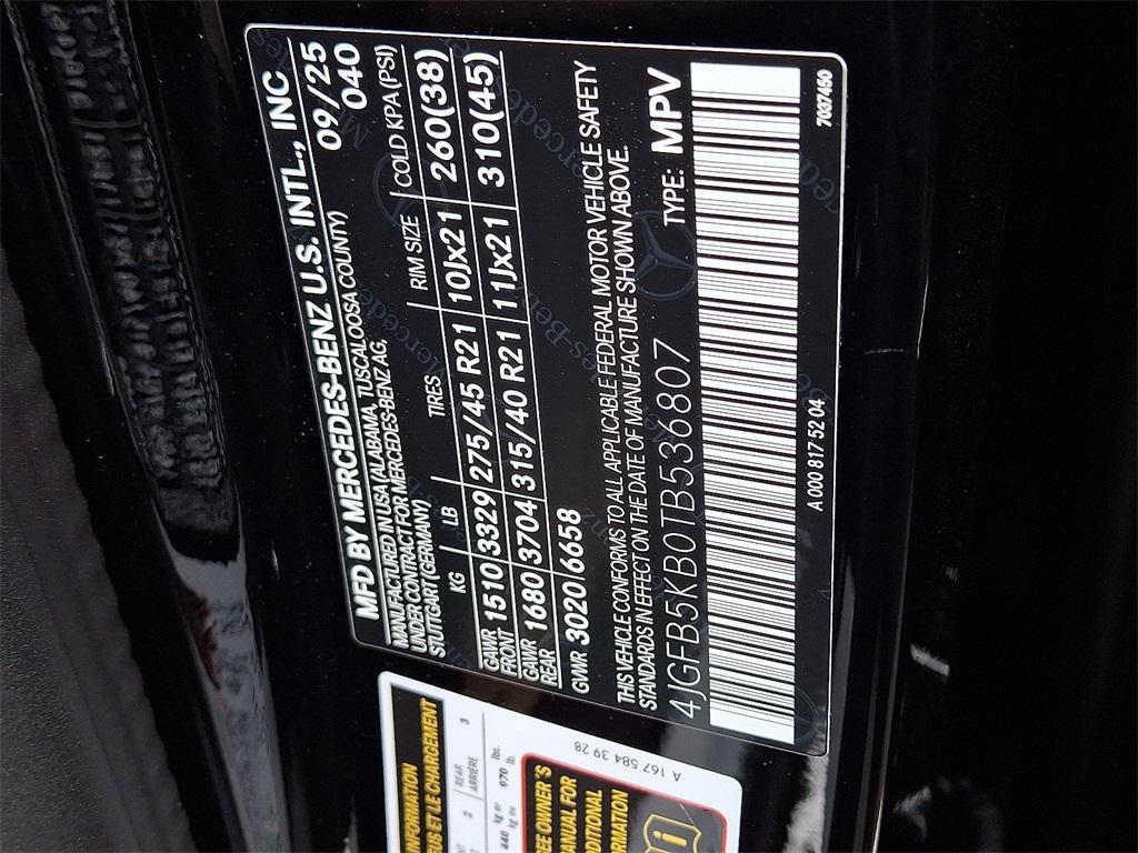 new 2026 Mercedes-Benz GLE 450 car, priced at $82,440