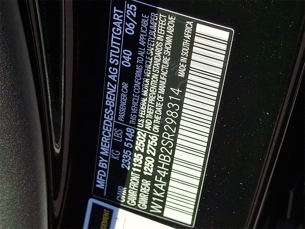 new 2025 Mercedes-Benz C-Class car, priced at $51,635